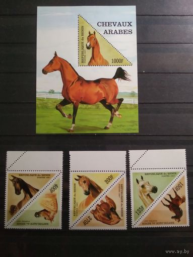 Бенин 1997 г. Лошади.