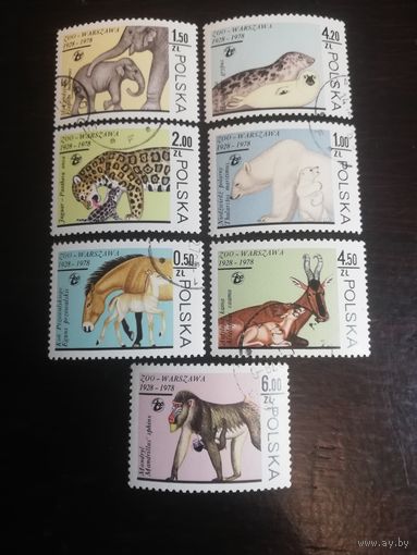 Польша 1978 фауна зоопарк
