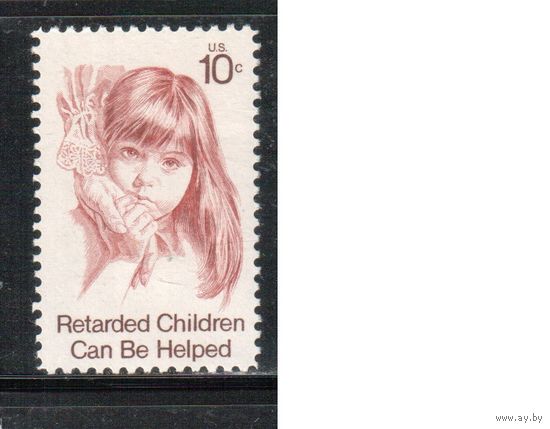 США-1974, (Мих.1159), * , Дети(одиночка)