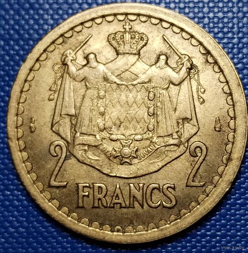 Монако 2 франк 1945 г.