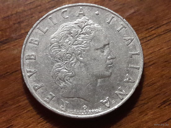 Италия 50 лир 1956