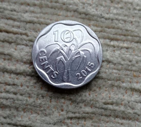 Werty71 Эсватини Свазиленд 10 центов 2015