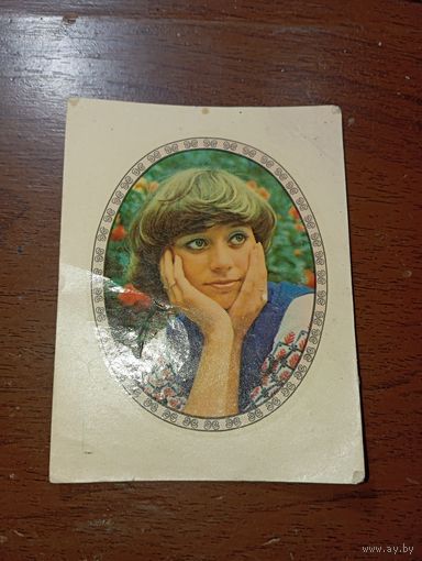Наклейка ГДР 1979 года .