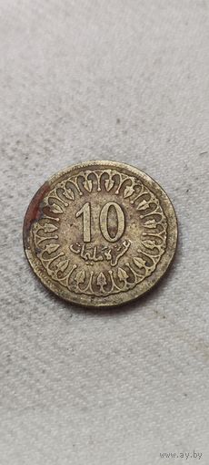 Тунис 10 милим 1960