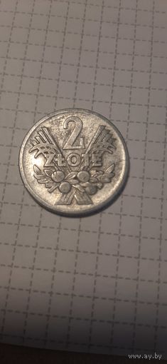 2 злотых Польша 1959 год