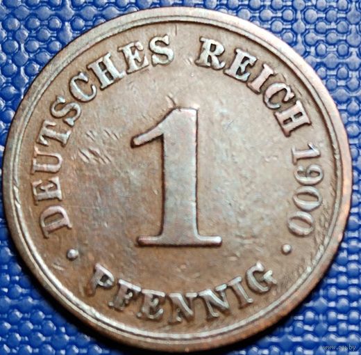 Германия 1 пфенниг 1900 г. F