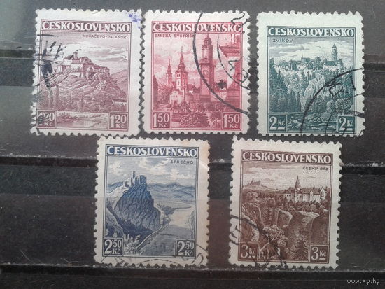 Чехословакия 1936 Стандарт ландшафты