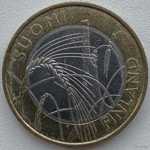 Финляндия 5 евро 2011 г. Исторические области Финляндии. Савония