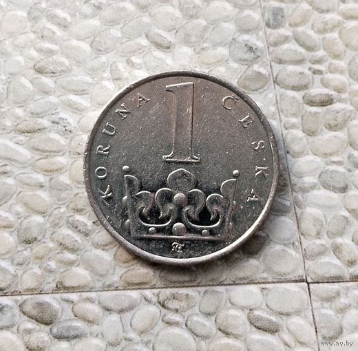 1 крона 1995 года Чехия. Чешская Республика.
