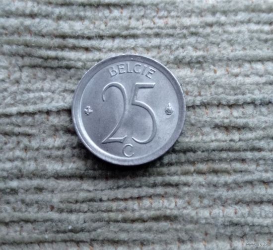 Werty71 Бельгия 25 сантимов 1974