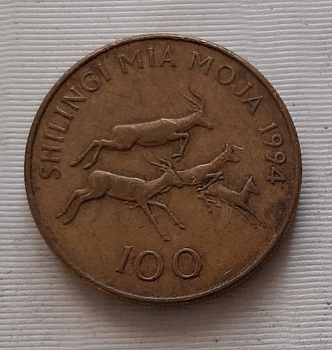 100 шиллингов 1994 г. Танзания