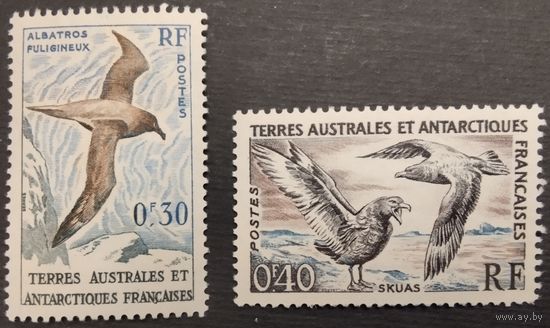 Французские антарктические территории. 1959г. Птицы.
