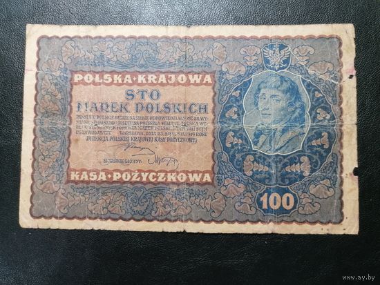 Польша 100 марок 1919