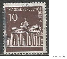 Западный Берлин. Бранденбургские ворота. 1966г. Mi#286.