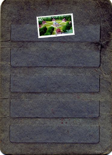 ФРГ, 1987,  АРХИТЕКТУРА,  1м   гашеная