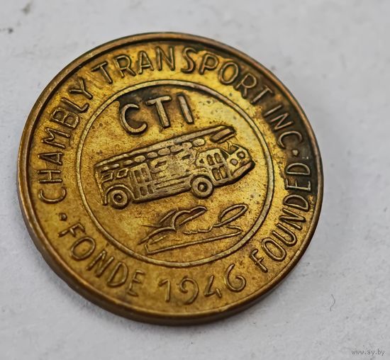 1946 Канада транспортный жетон