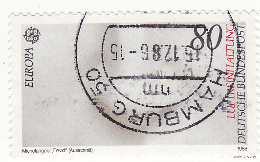 Европа (C.E.P.T.)  - Защита окружающей среды 1986 год