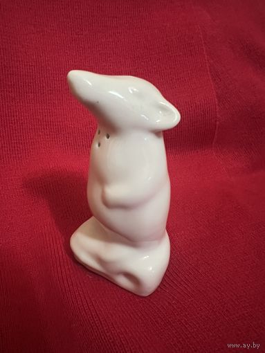Солонка "Мышонок" фарфор ДФЗ  С РУБЛЯ!