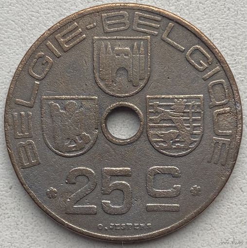 Бельгия 25 сантимов 1942 г. BELGIE - BELGIQUE
