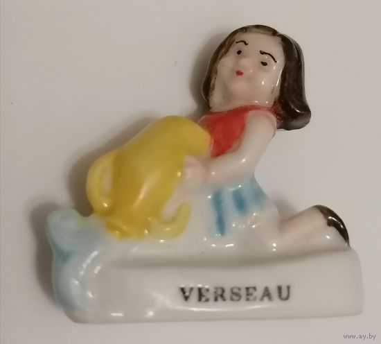 Водолей. Verseau. Знак зодиака. Фарфор.