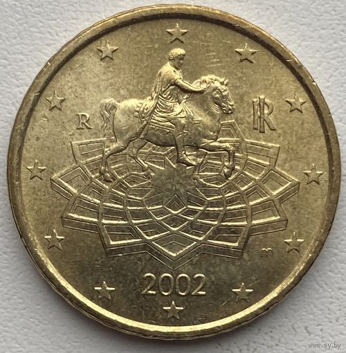 Италия 50 евроцентов 2002 г.