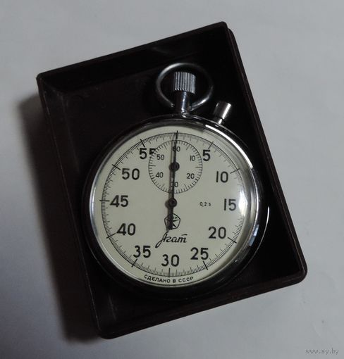 Секундомер "АГАТ" СССР. Исправный.