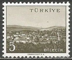 Турция. Город Билечик. 1958г. Mi#1550.
