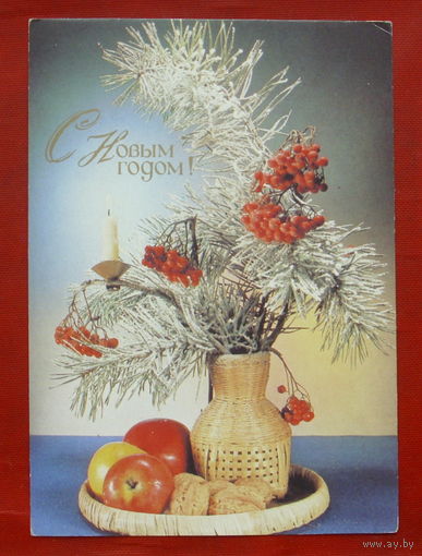 С новым годом! Чистая. 1989 года. Фото Киндровой. #111.