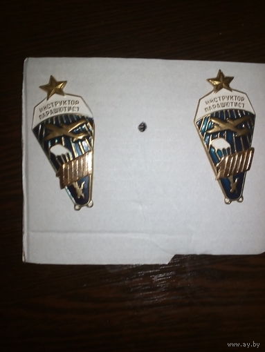 Знак парашютист-инструктор