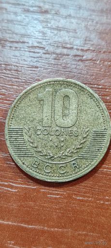 Коста-Рика 10 колонес 2002