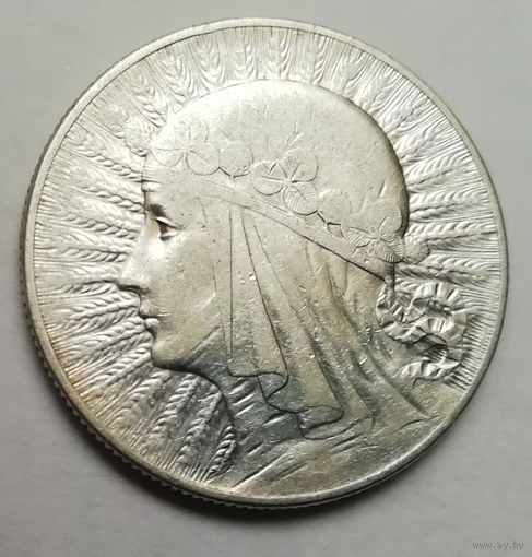 5 злотых 1933 г. Польша. Y# 21.