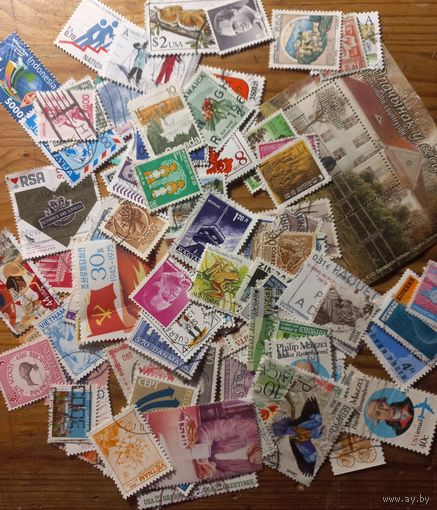 Марки. Сборный лот. Более 100 штук.
