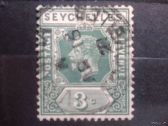 Сейшелы о-ва, 1917. Король Георг V, 3с