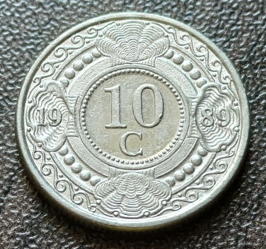 Нидерландские Антильские острова 10 центов, 1989   ( 1-4-3 )