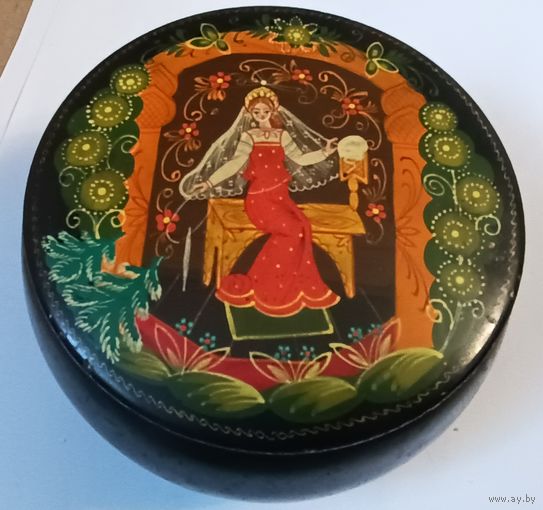 Шкатулка " Василиса Прекрасная". СССР. Все лоты с 1 рубля!