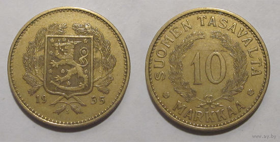 Финляндия - 10 марок 1935 (редкий год)