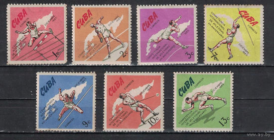 Куба. 1965. Спорт. Легкая атлетика