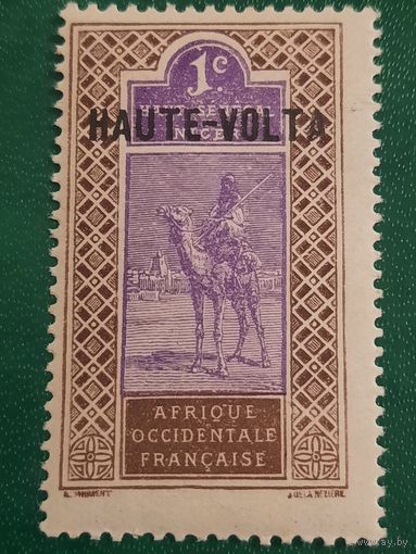Верхняя Вольта 1920. Французская колония. Верблюд