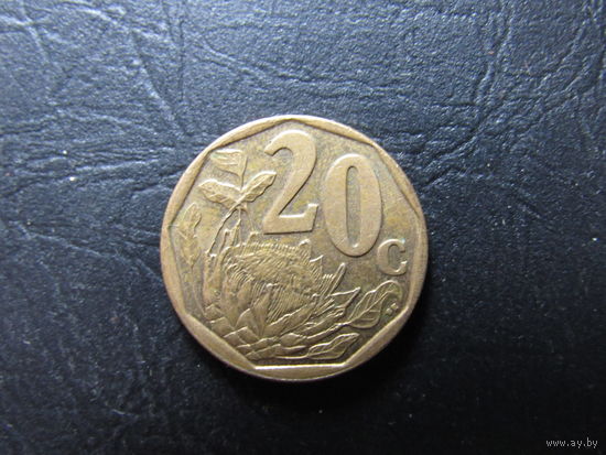 ЮАР. 20 центов. 2012 . С 20 копеек. Распродажа коллекции. Смотрите другие лоты.