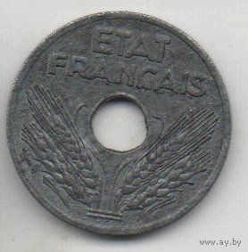 ФРАНЦУЗСКОЕ ГОСУДАРСТВО. 10 САНТИМОВ 1942