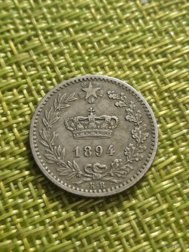 Италия 20 чентезимо 1894 г ( KB - Кремница, Умберто I )