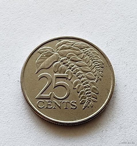 Тринидад и Тобаго 25 центов, 2007
