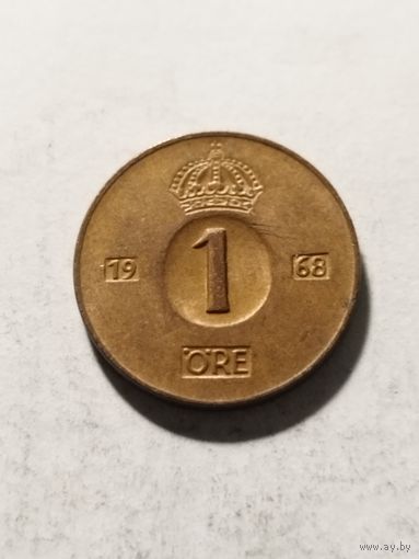 Швеция 1 оре 1968