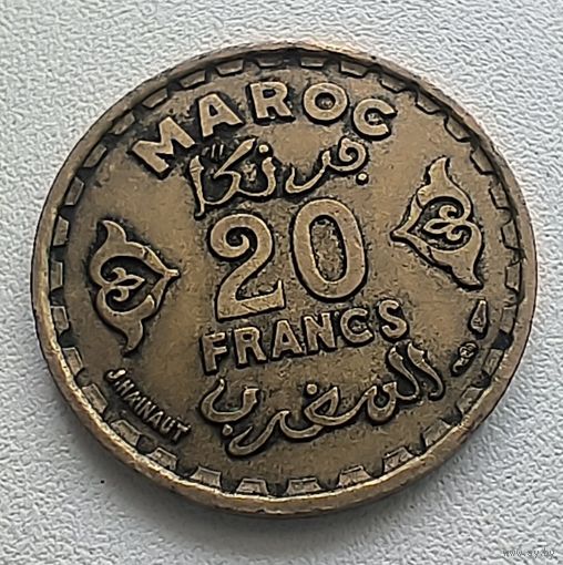Марокко 20 Франков, 1952. 5-3-12