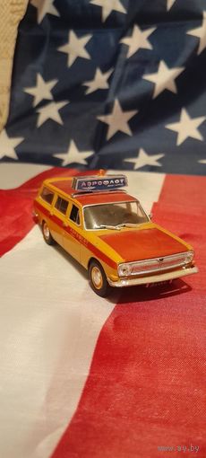 Машинка (модель) 1:43 deagostini  ГАЗ-24-02 Волга Аэрофлот