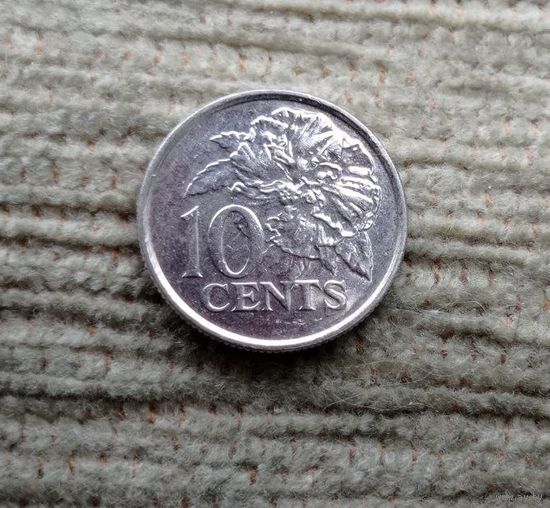 Werty71 Тринидад и Тобаго 10 центов 2016 Цветок Гибискус