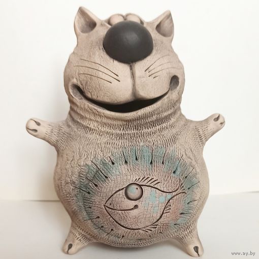 Кот. Керамика. Статуэтка, сувенир