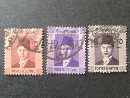 Египет 1937 король Фарук