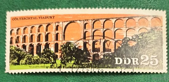 ГДР 1976. Самый большой в мире корпичный виадук Саксония