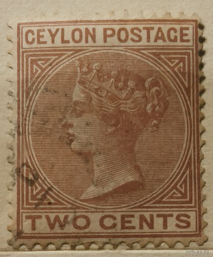 Цейлон 1872г. Британские колонии